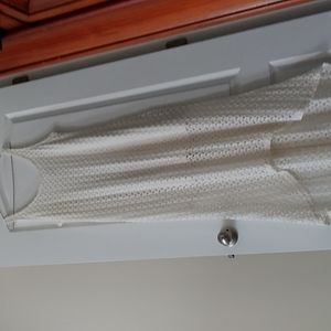 High low off white dress